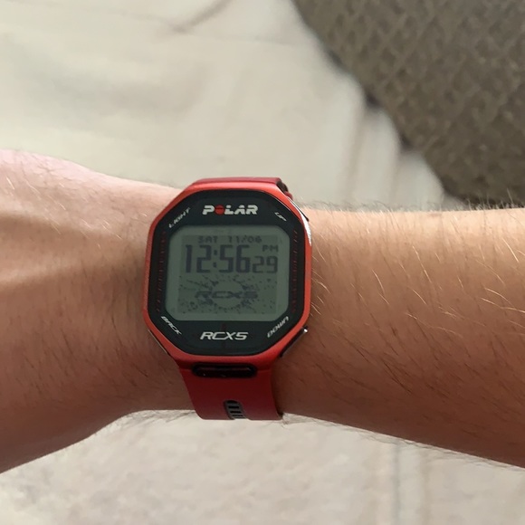 Red Polar RCX5 watch. - Picture 4 of 5